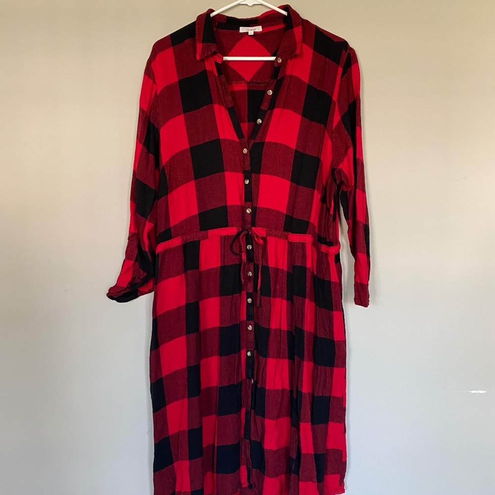 Red Buffalo Plaid Dress
